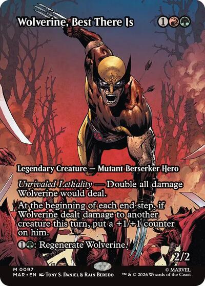 Wolverine, Best There Is (Borderless) (Marvel Eternal-Legal) Near Mint Foil