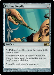 Pithing Needle (Magic 2010 Core Set) Damaged / Poor