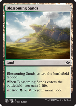 Blossoming Sands (Fate Reforged) Medium Play