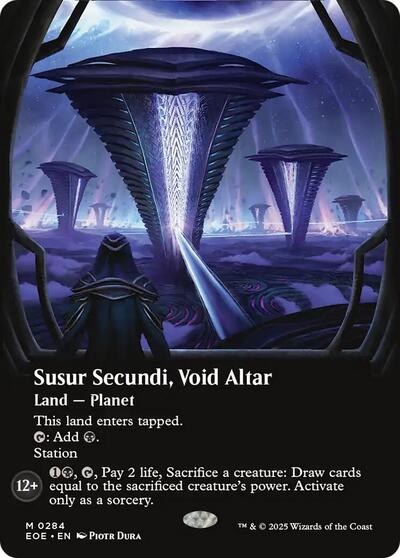 Susur Secundi, Void Altar (Borderless) (Edge of Eternities) Near Mint Foil