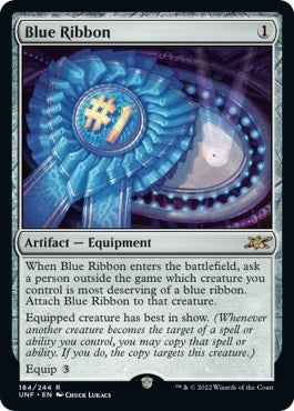 Blue Ribbon (Unfinity) Light Play