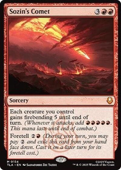 Sozin's Comet (Avatar: The Last Airbender) Light Play Foil