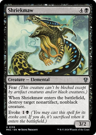 Shriekmaw (Commander: Murders at Karlov Manor) Near Mint
