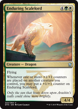 Enduring Scalelord (Dragons of Tarkir) Medium Play