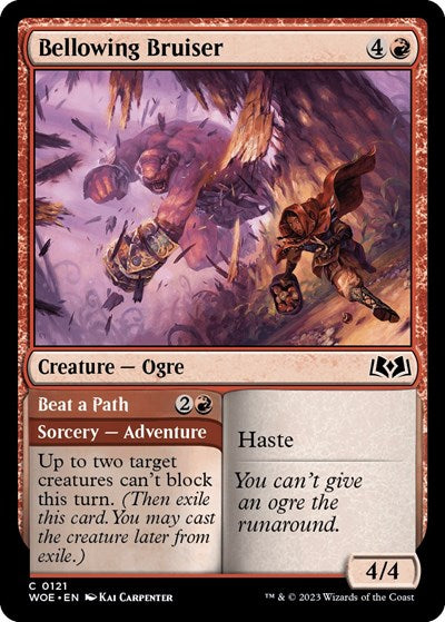 Bellowing Bruiser (Wilds of Eldraine) Light Play