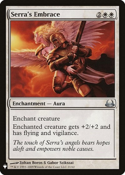 Serra's Embrace (Mystery Booster) Light Play