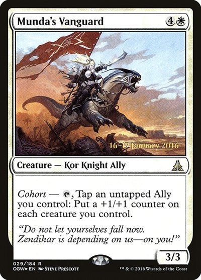 Munda's Vanguard (Promos: Prerelease Cards) Medium Play Foil
