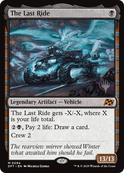 The Last Ride (Promo Pack: Aetherdrift) Light Play Foil