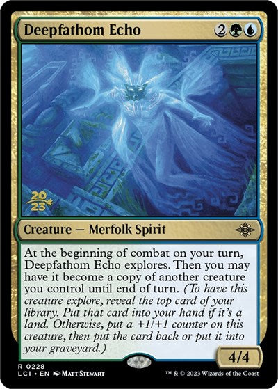 Deepfathom Echo (Promos: Prerelease Cards) Light Play Foil