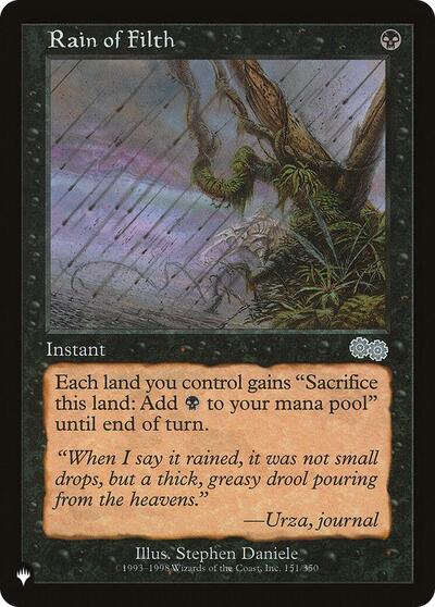 Rain of Filth (The List) Light Play