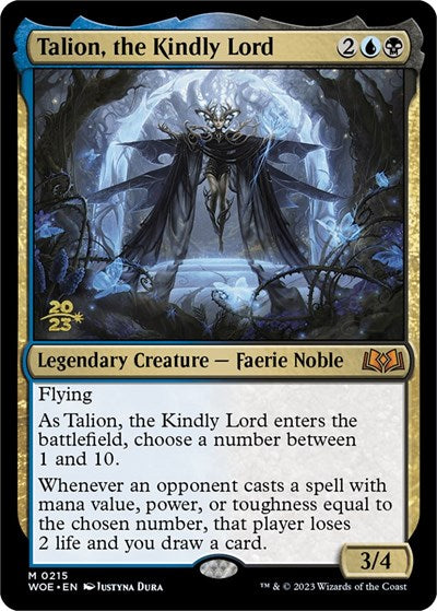 Talion, the Kindly Lord (Promos: Prerelease Cards) Near Mint Foil