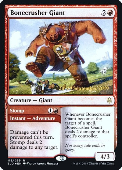 Bonecrusher Giant (Promos: Prerelease Cards) Near Mint Foil