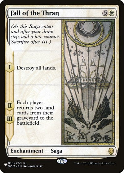Fall of the Thran (The List) Light Play