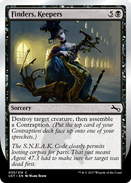 Finders, Keepers (Unstable) Light Play