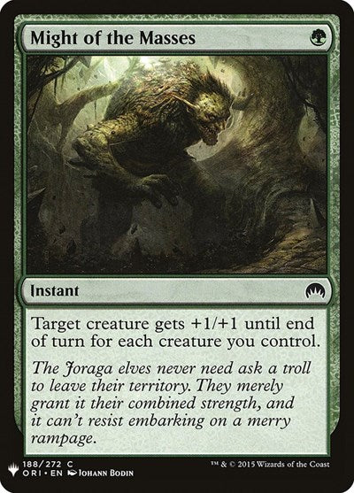 Might of the Masses (Mystery Booster) Near Mint