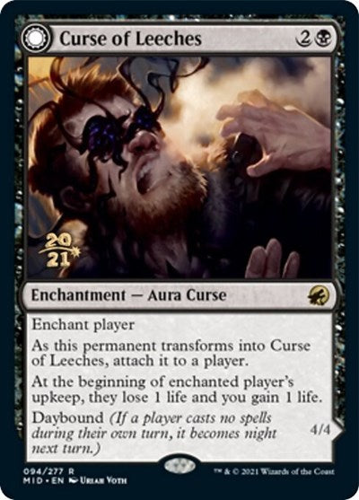 Curse of Leeches // Leeching Lurker (Promos: Prerelease Cards) Light Play Foil