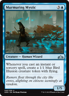 Murmuring Mystic (Guilds of Ravnica) Light Play Foil
