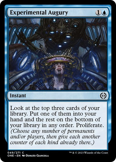 Experimental Augury (Phyrexia: All Will Be One) Near Mint Foil