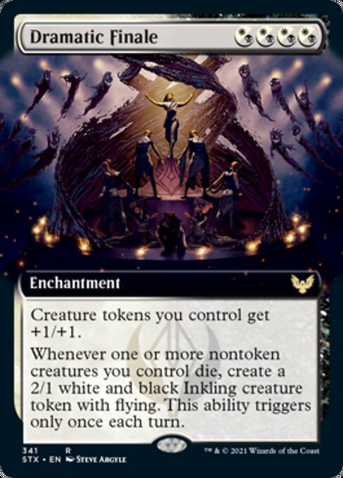 Dramatic Finale (Extended Art) (Strixhaven) Medium Play