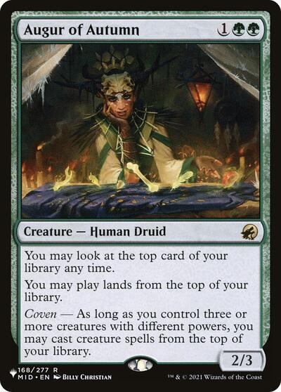 Augur of Autumn (The List) Near Mint