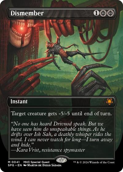 Dismember (Borderless) (Special Guests) Light Play Foil