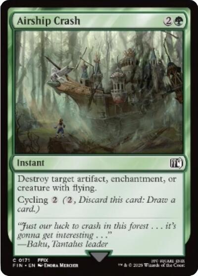 Airship Crash (Universes Beyond: FINAL FANTASY) Near Mint Foil
