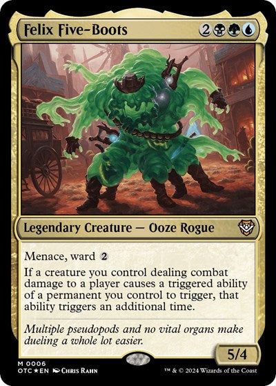 Felix Five-Boots (Commander: Outlaws of Thunder Junction) Damaged / Poor Foil