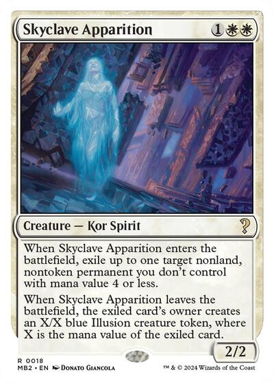 Skyclave Apparition (White Border) (Mystery Booster 2) Light Play