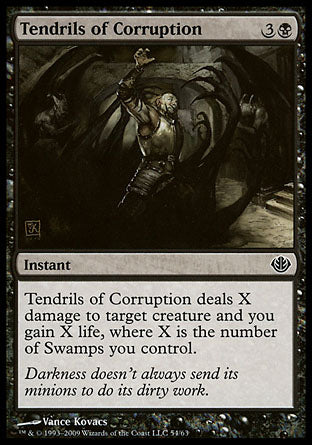 Tendrils of Corruption (Duel Decks: Garruk vs Liliana) Near Mint