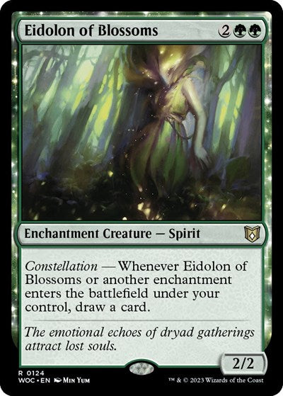 Eidolon of Blossoms (Commander: Wilds of Eldraine) Light Play