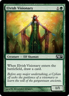Elvish Visionary (Magic 2010 Core Set) Medium Play