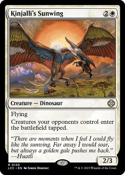 Kinjalli's Sunwing (Commander: The Lost Caverns of Ixalan) Near Mint