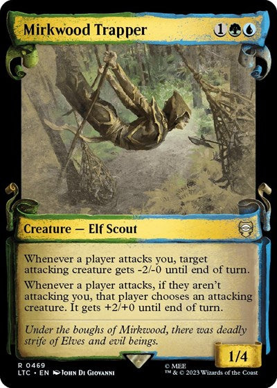 Mirkwood Trapper (Showcase Scrolls) (Commander: The Lord of the Rings: Tales of Middle-earth) Near Mint Foil