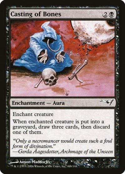 Casting of Bones (Coldsnap Theme Deck Reprints) Near Mint