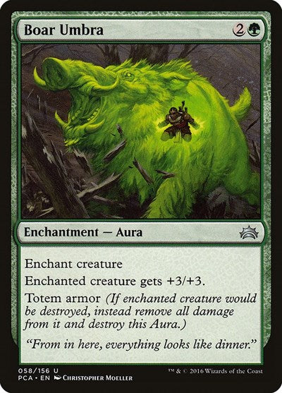 Boar Umbra (Planechase Anthology) Medium Play