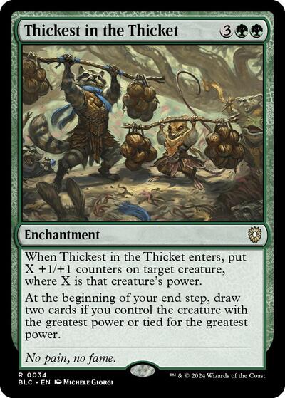 Thickest in the Thicket|0|0|0.00