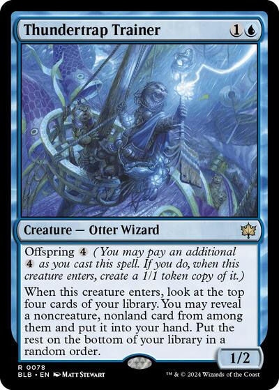 Thundertrap Trainer (Bloomburrow) Damaged / Poor Foil
