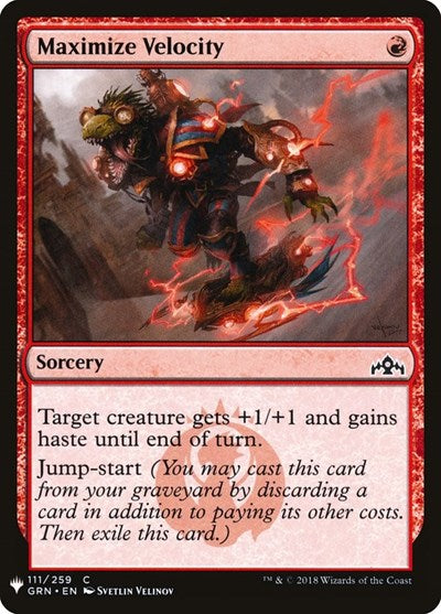 Maximize Velocity (Mystery Booster) Near Mint