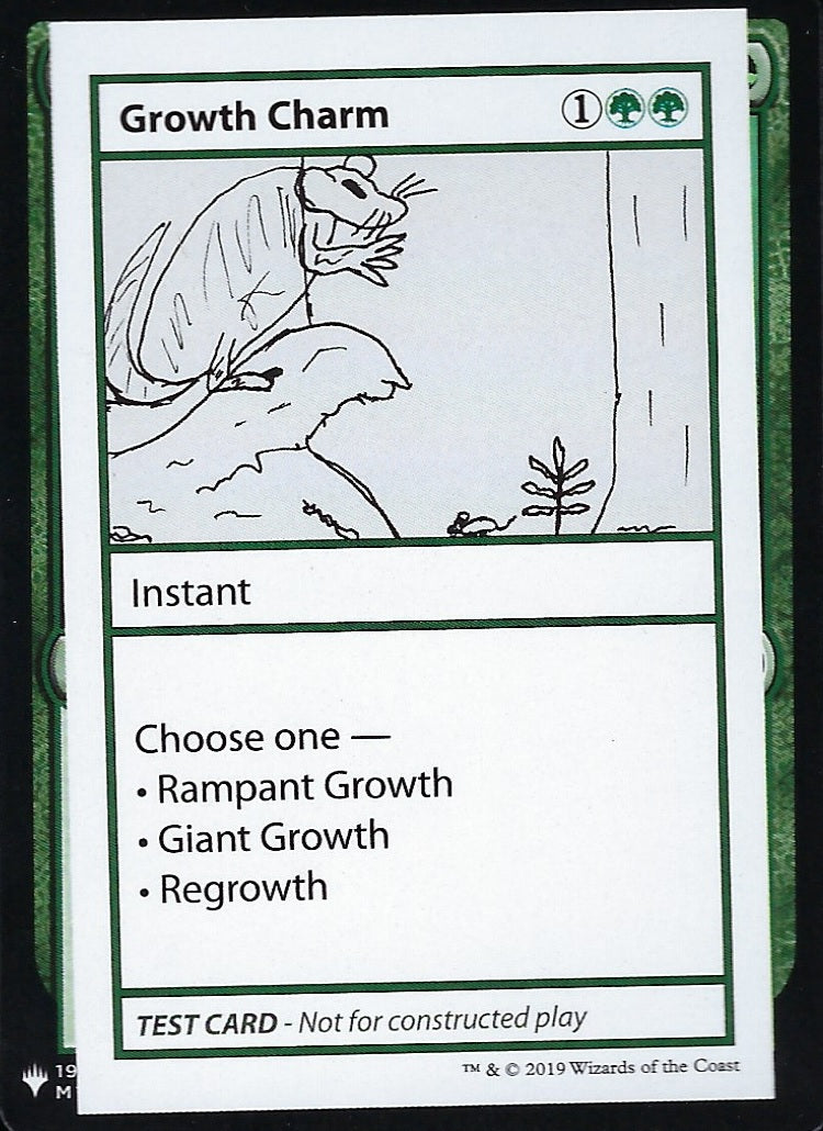 Growth Charm (Mystery Booster Test Print) Near Mint