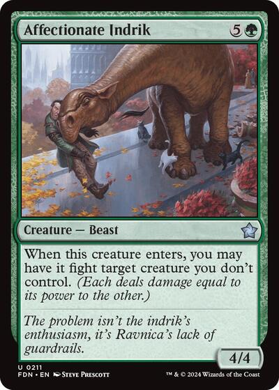 Affectionate Indrik (Foundations) Near Mint