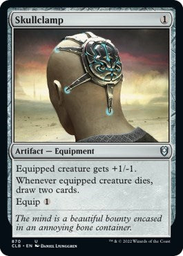 Skullclamp (Commander Legends: Battle for Baldur's Gate) Light Play