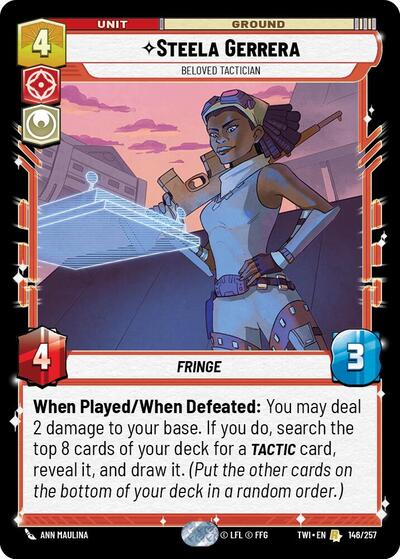 Steela Gerrera Beloved Tactician (Twilight of the Republic) Near Mint Foil