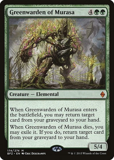 Greenwarden of Murasa (Promo Pack: Ikoria) Medium Play Foil