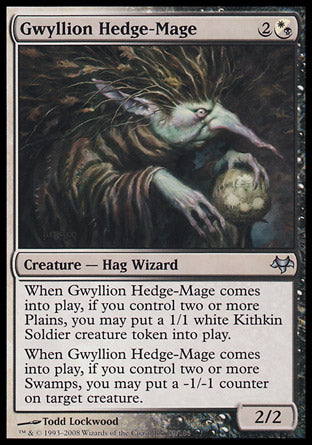 Gwyllion Hedge-Mage (Eventide) Medium Play Foil