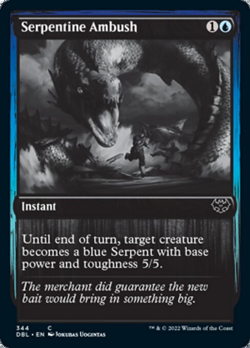 Serpentine Ambush (Innistrad: Double Feature) Light Play