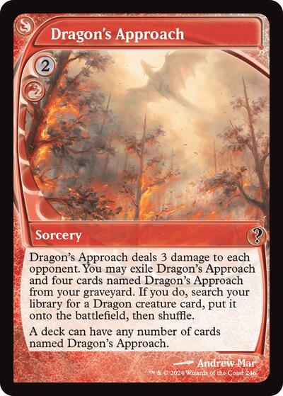 Dragon's Approach (Future Sight) (Mystery Booster 2) Near Mint Foil