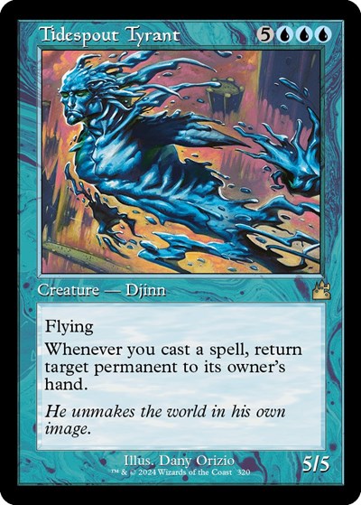 Tidespout Tyrant (Retro Frame) (Ravnica Remastered) Light Play Foil