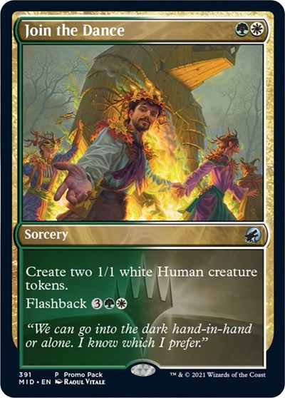 Join the Dance (Promo Pack: Innistrad: Midnight Hunt) Light Play