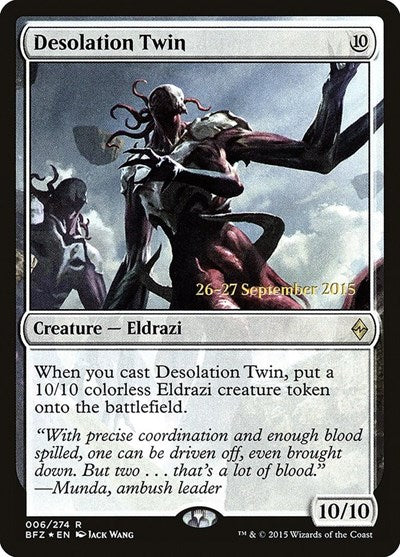 Desolation Twin (Promos: Prerelease Cards) Medium Play Foil