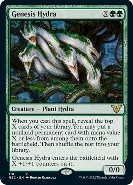 Genesis Hydra (Commander: Kamigawa: Neon Dynasty) Near Mint